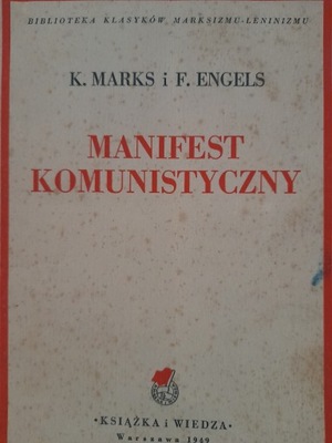 Marks i Engels MANIFEST KOMUNISTYCZNY