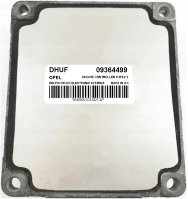 КОМПЬЮТЕР ECU OPEL ASTRA 1.4 DHUF 09364499 CZYSTY