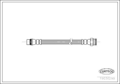 CABLE DE FRENADO FLEXIBLES PEUGEOT 307 00- PARTE TRASERA  