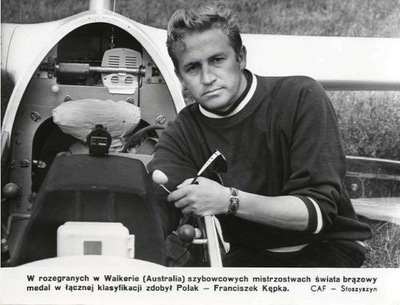 Waikerie 1974 Franciszek Kępka pilot szybowcowy