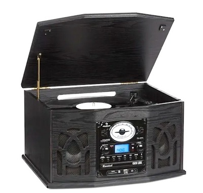 Auna 10007043 RETRO gramofon radio CD USB kaseta