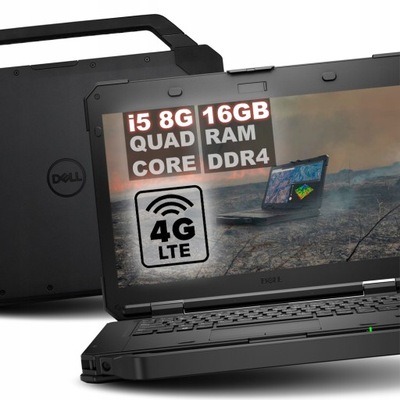 PANCERNY Laptop Dell 5420 Rugged i5-8350U 16GB 2TB SSD FHD TOUCH LTE PODŚ-K