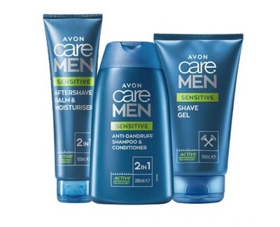 AVON Zestaw kosmetyków dla mężczyzn Care Men Sensitive