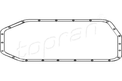Прокладка картера автоматична коробка передач topran 1422676 2411 фото №1
