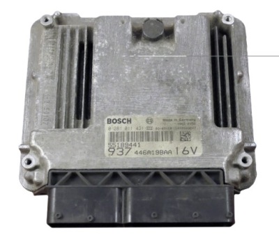 Блок керування alfa romeo 147 0281011431 55189441 937 фото №1