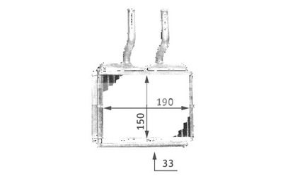 MAHLE CALENTADOR CHEVROLET CORSA TIGRA OPEL COMBO MINIVAN CORSA B  