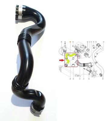 Wąż turbo интеркулер master iii 10- 2,3 dci фото №1