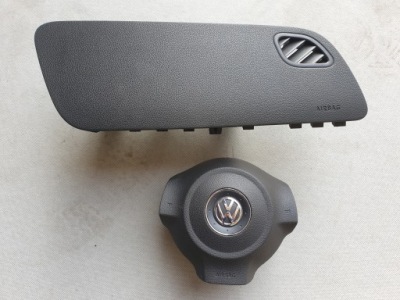 Подушки безпеки повітряні заглушка vw polo 5 v 6r 2009- фото №1