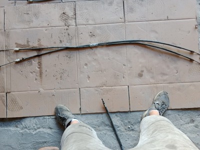 Тросы тормоза ручного renault master movano ii фото №1