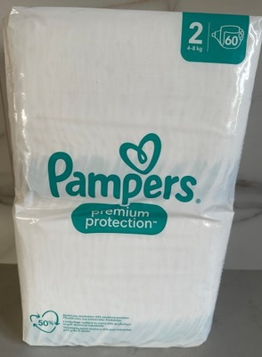 Pampers Premium Protection 2 4-8kg 60 sztuk