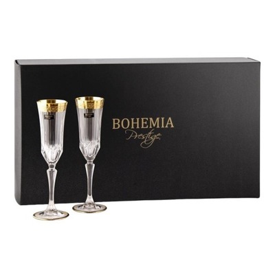 Kieliszki do szampana 180ml 6szt Mirador Bohemia
