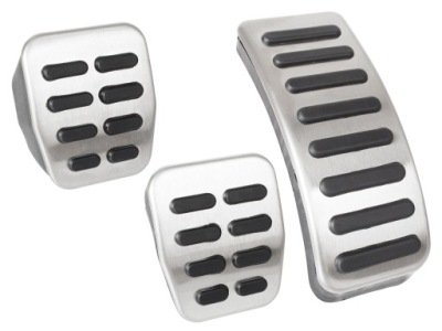 Vw golf 3 golf 4 polo bora накладки na педалі alu фото №1