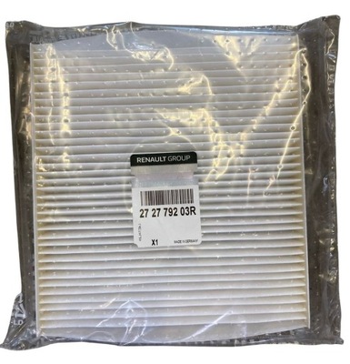 FILTRO CABINAS LOGAN, DUSTER, SANDERO OE 272779203R  