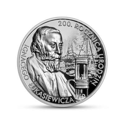 Moneta 10 zł 200. rocznica urodzin Ignacego Łukasi