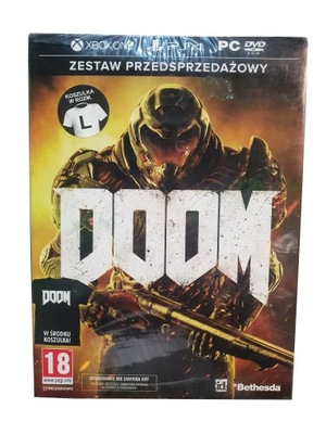 DOOM 2016 KOLEKCJONERSKI ZESTAW PRZEDSPRZEDAŻOWY