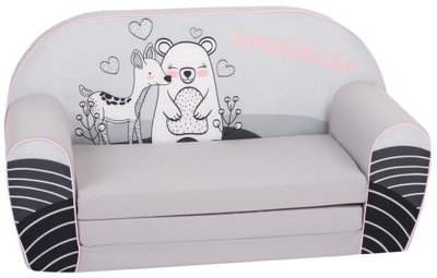 DELSIT- mini sofa, sofka, kanapa rozkładana dla dziecka