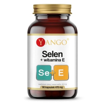 YANGO Selen + naturalna witamina E (90 kaps.)