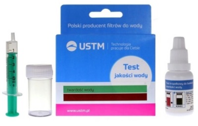 TEST TWARDOŚCI Jakości WODY KROPELKOWY TESTER USTM