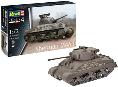 Model do sklejania Revell Czołg Sherman M4A1