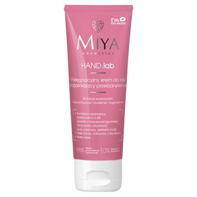Miya Cosmetics HAND.lab pielęgnacyjny krem do rąk rozjaśniający przebarwien