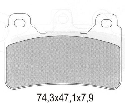 GALFER КОЛОДКИ ТОРМОЗНЫЕ KH390 FD326G1375