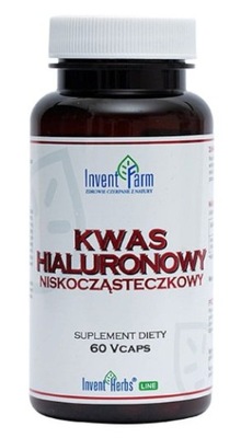 Kwas Hialuronowy 60 kapsułek INVENT FARM