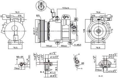 NISSENS KOMPRESORIUS KONDICIONAVIMO HYUNDAI ACCENT IV I20 I 1.4 1.6 09.08- 