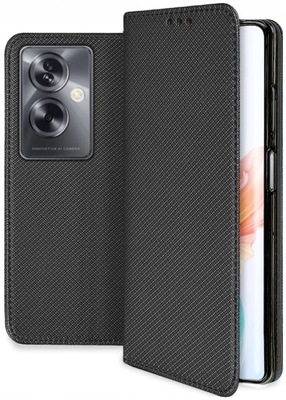 ETUI Z KLAPKĄ DO OPPO A79 5G CZARNE | POKROWIEC SMART MAGNET CASE