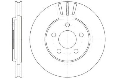 REMSA DISCS BRAKE 2 PCS. CHRYSLER SEBRING COUPE  