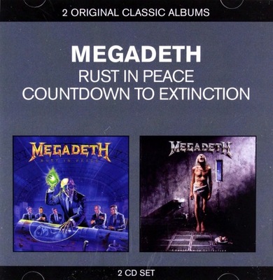 Rust In Peace/Countdown To Extinction Megadeth CD