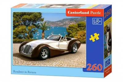 Puzzle 260 elementów. Kabriolet na Riwierze