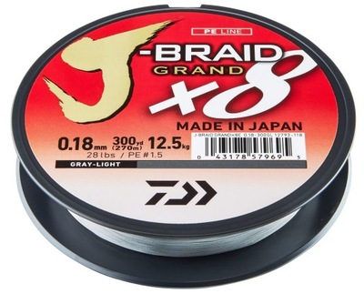 Plecionka DAIWA J-BRAID GRAND 8x 135m 0,16mm