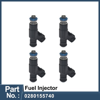 4 PIEZAS 0280155740 4669471 BOQUILLA COMBUSTIBLES PARA CHRYSLER NEON 2.0I 1994-1999  