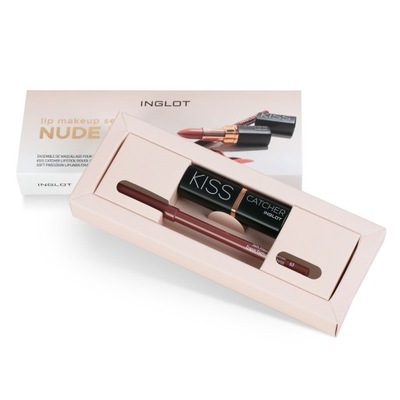 Zestaw do makijażu ust NUDE KISS INGLOT