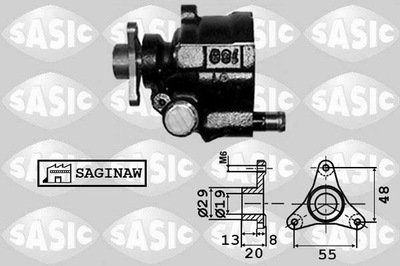 PUMP HYDRAULIC SYSTEM KIEROWNICZY 7074001  