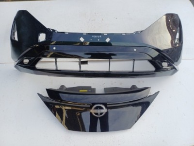 Бампер перед передний nissan ariya + решётка радиатора радар камера фото №1