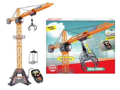 DICKIE Sterowany Dźwig Mega Crane 120 CM 203462412