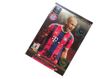 PANINI CHAMPIONS LEAGUE 2014 2015 KARTY PIŁKARSKIE LIMITED ROBBEN BAYERN