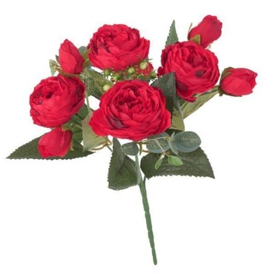 2x Sztuczne Kwiaty Piwoni Prawdziwe Szukam Bukietów Ślubnych DIY
