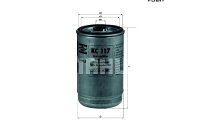 KNECHT ФИЛЬТР ТОПЛИВА DAF 65 65 CF 75 75 CF 85 85 CF