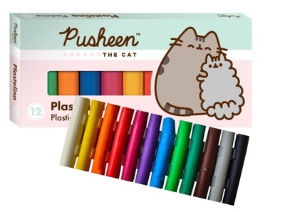 PLASTELINA 12 kolorów Pusheen
