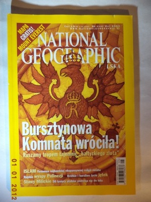 NATIONAL GEOGRAPHIC Maj 2003 Bursztynowa Komnata