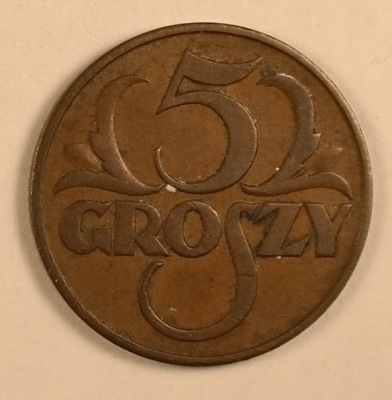 Polska 5 groszy 1937