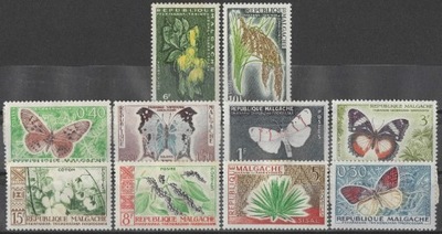 Madagaskar - flora,motyle* (1960) SW 494-503