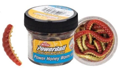 BERKLEY PWRHONYWRM 2,5CM REDYELLW