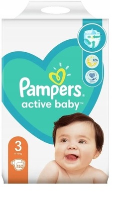 PAMPERS ACTIVE BABY 3 MEGA PACK 152 SZTUKI