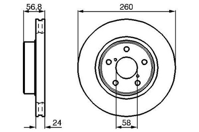 BOSCH 0 986 478 293 ДИСК ГАЛЬМІВНИЙ