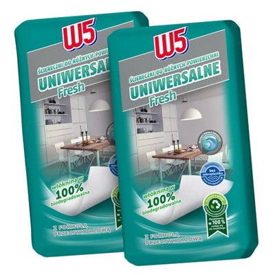 CHUSTECZKI NAWILŻANE ŚCIERANIA W5 80SZT=160SZT