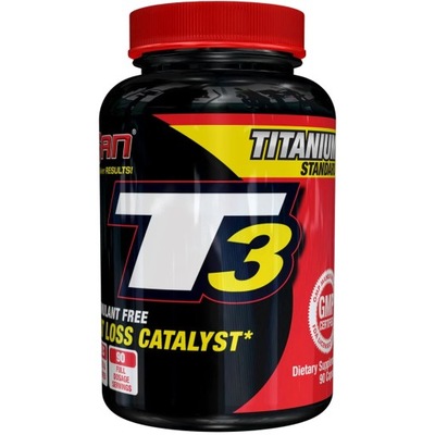 SAN T3 FAT BURNER 90CAPS TARCZYCA GUGGULSTERONY SPALACZ TŁUSZCZU