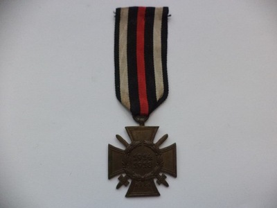 Krzyż Zasługi Za Wojnę 1914 - 1918 z Szablami - Syg. Niemcy - Rzadki